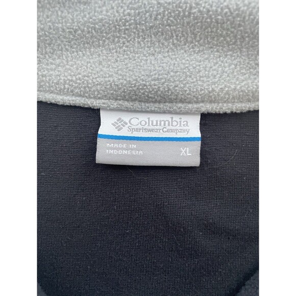 Vanderbilt Commodores Columbia Sweater Mens XL Fleece Quarter Zip Black Grey - Picture 3 of 8